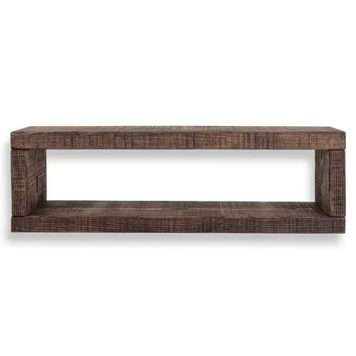 12x2 Rustic Wall Hung TV Unit Funky Chunky
