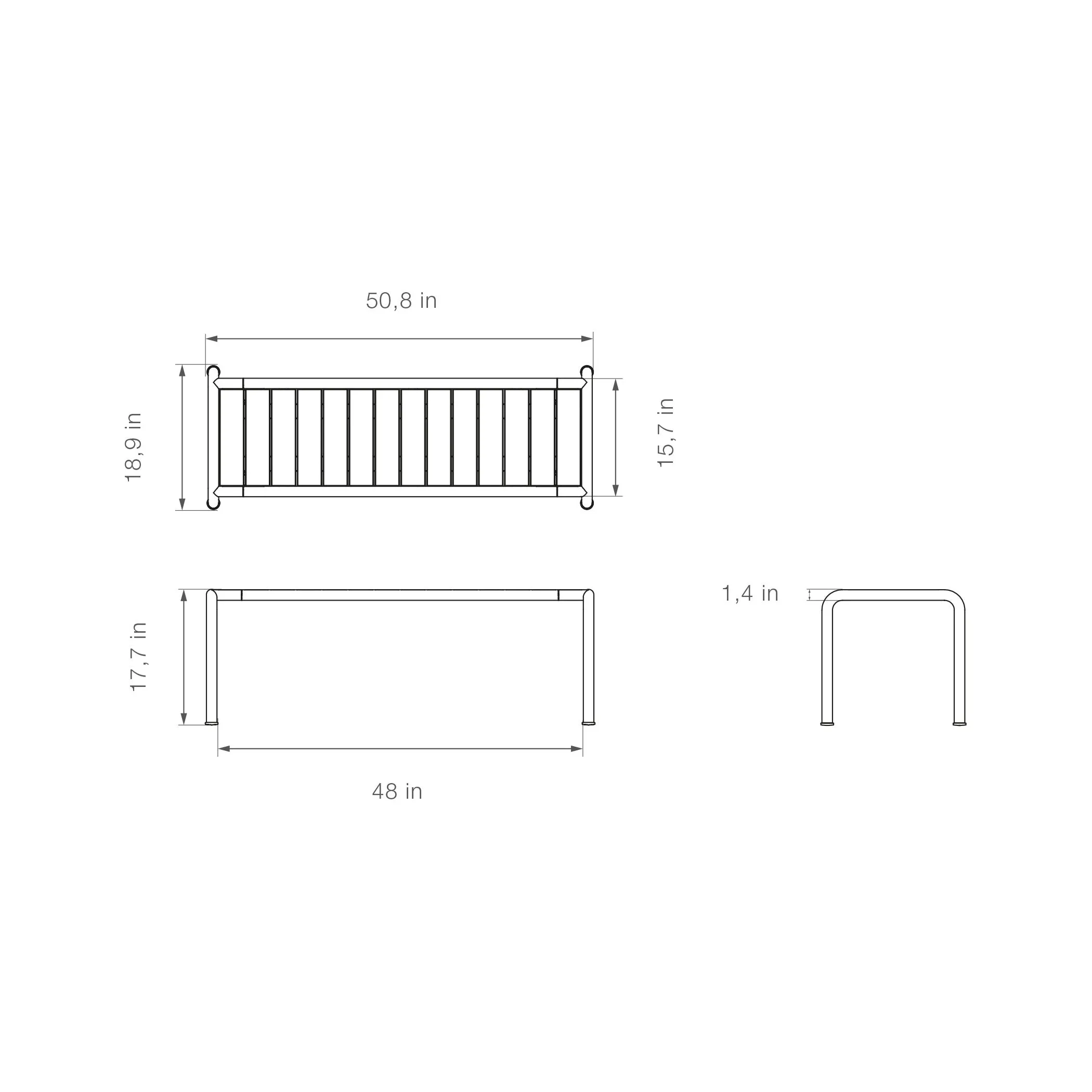 Avanti Outdoor Bench