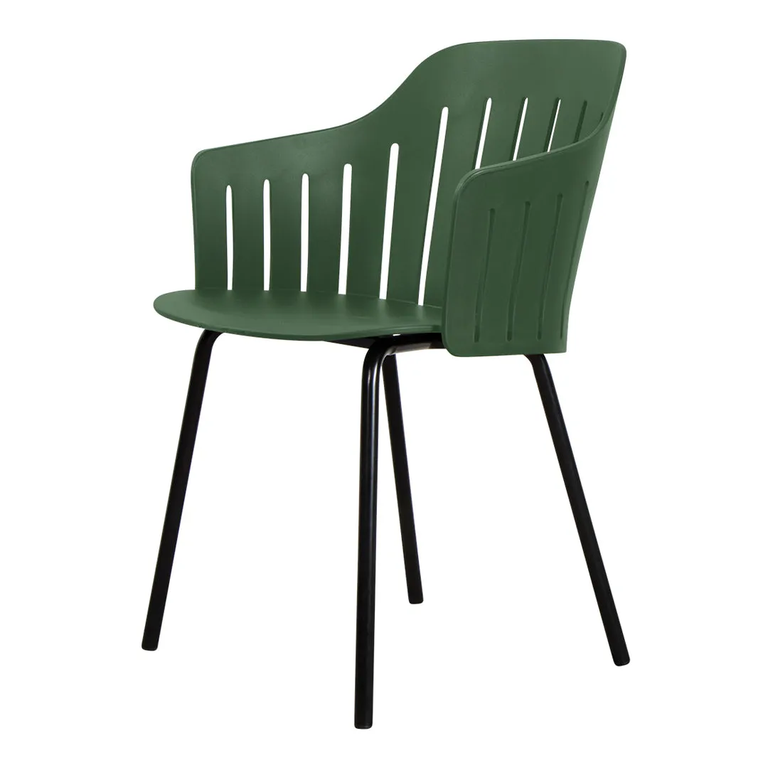 Choice Outdoor Chair - 4 Legs - w/ Back and Seat Cushion