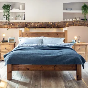 Coleridge Tall Headboard Bed Frame Funky Chunky