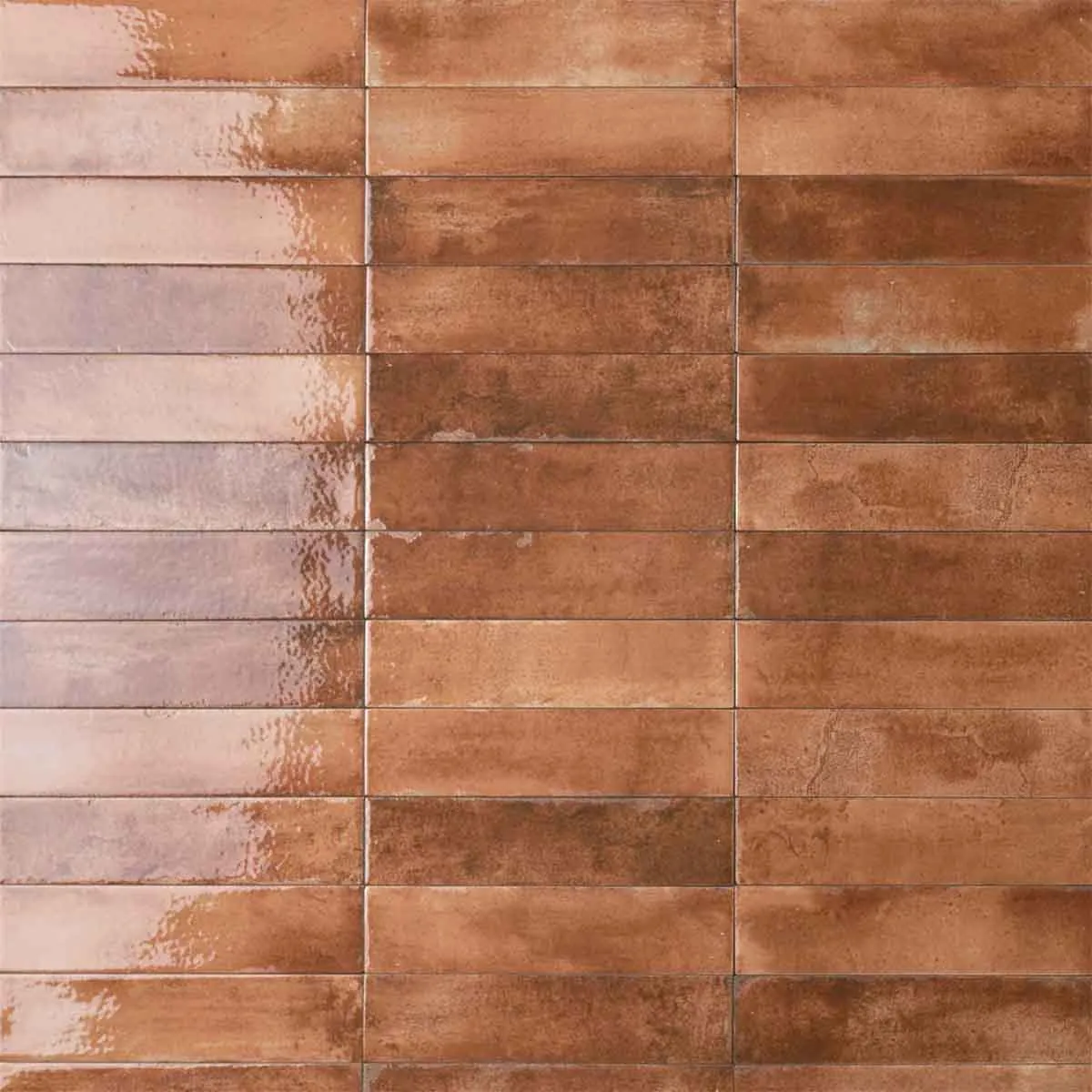 Colorado Cotto Porcelain Tile 6x25cm Gloss