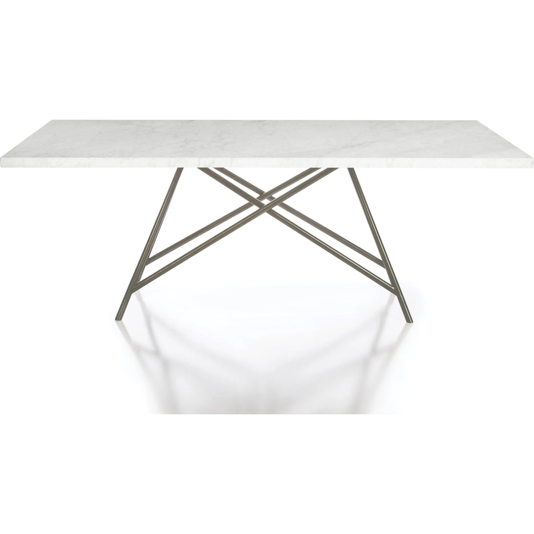 Coral Marble Rectangular Dining Table Modus