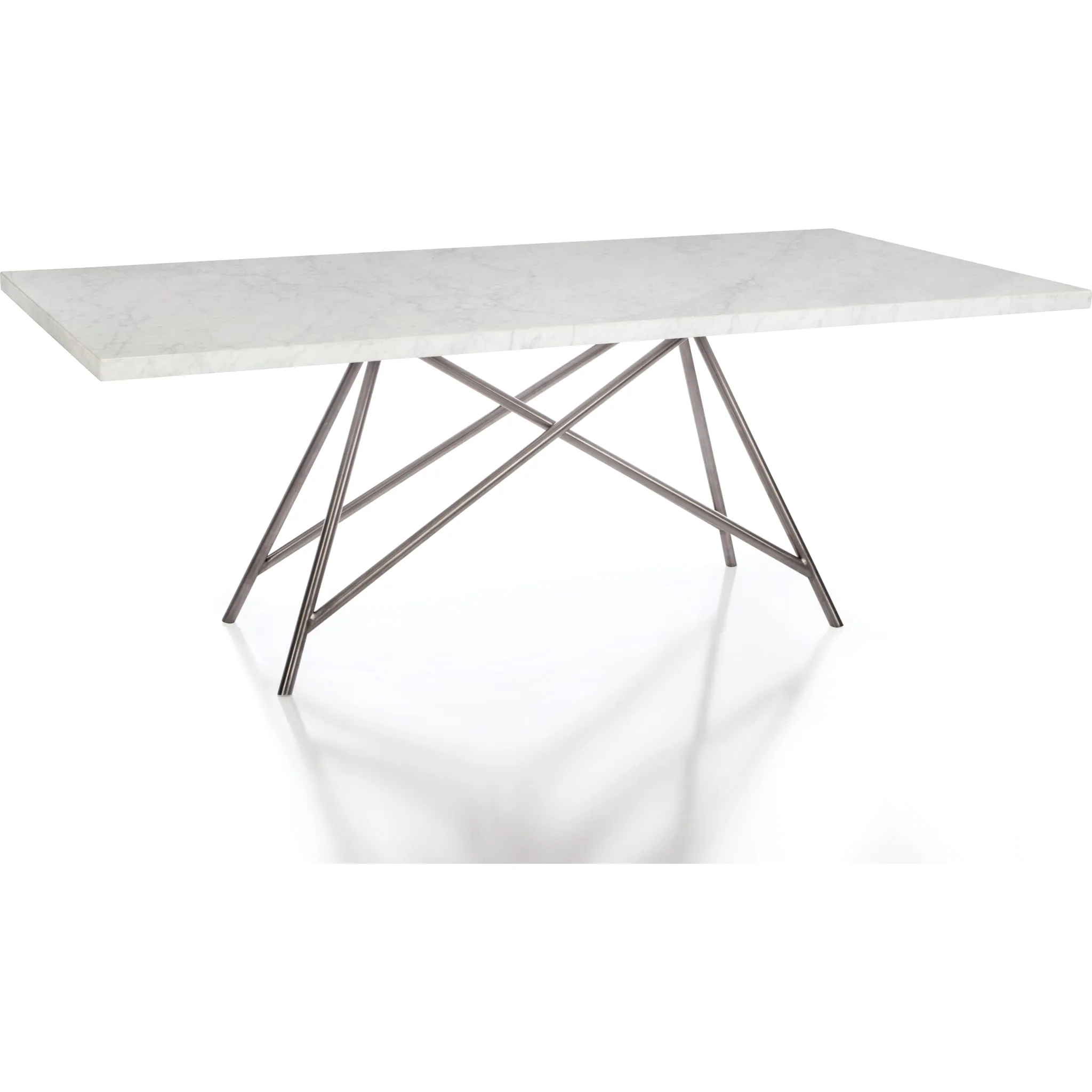 Coral Marble Rectangular Dining Table Modus