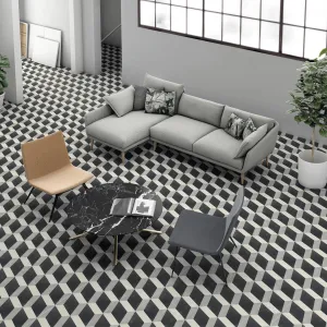 Cuban Block Porcelain Tile 22x22cm Matt