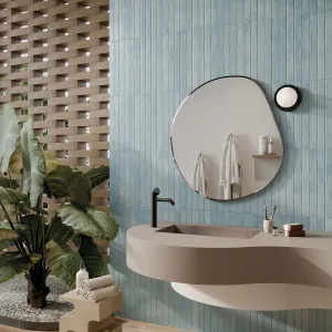 Denver Sky Porcelain Tile 4.8x45cm Matt