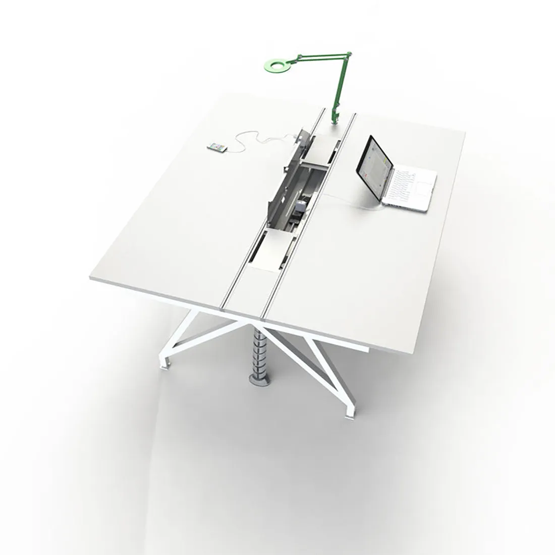 Eyhov Rail Double Desk