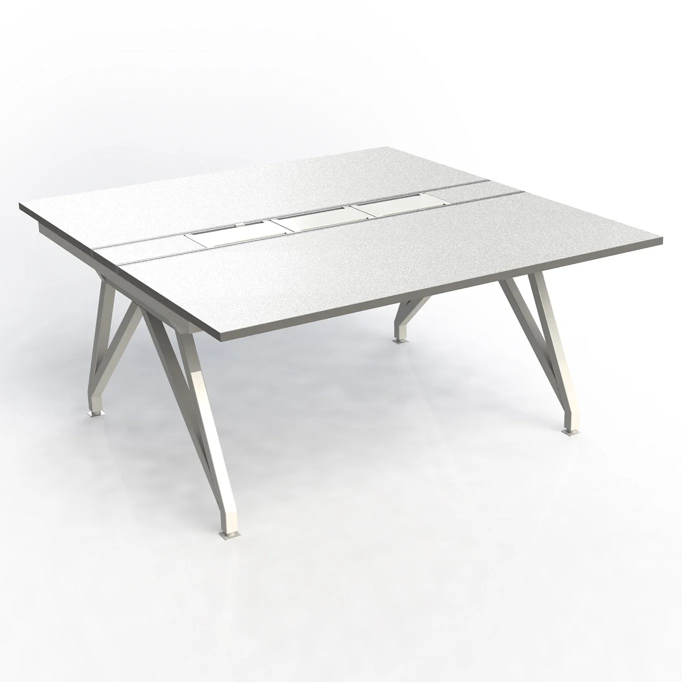 Eyhov Rail Double Desk