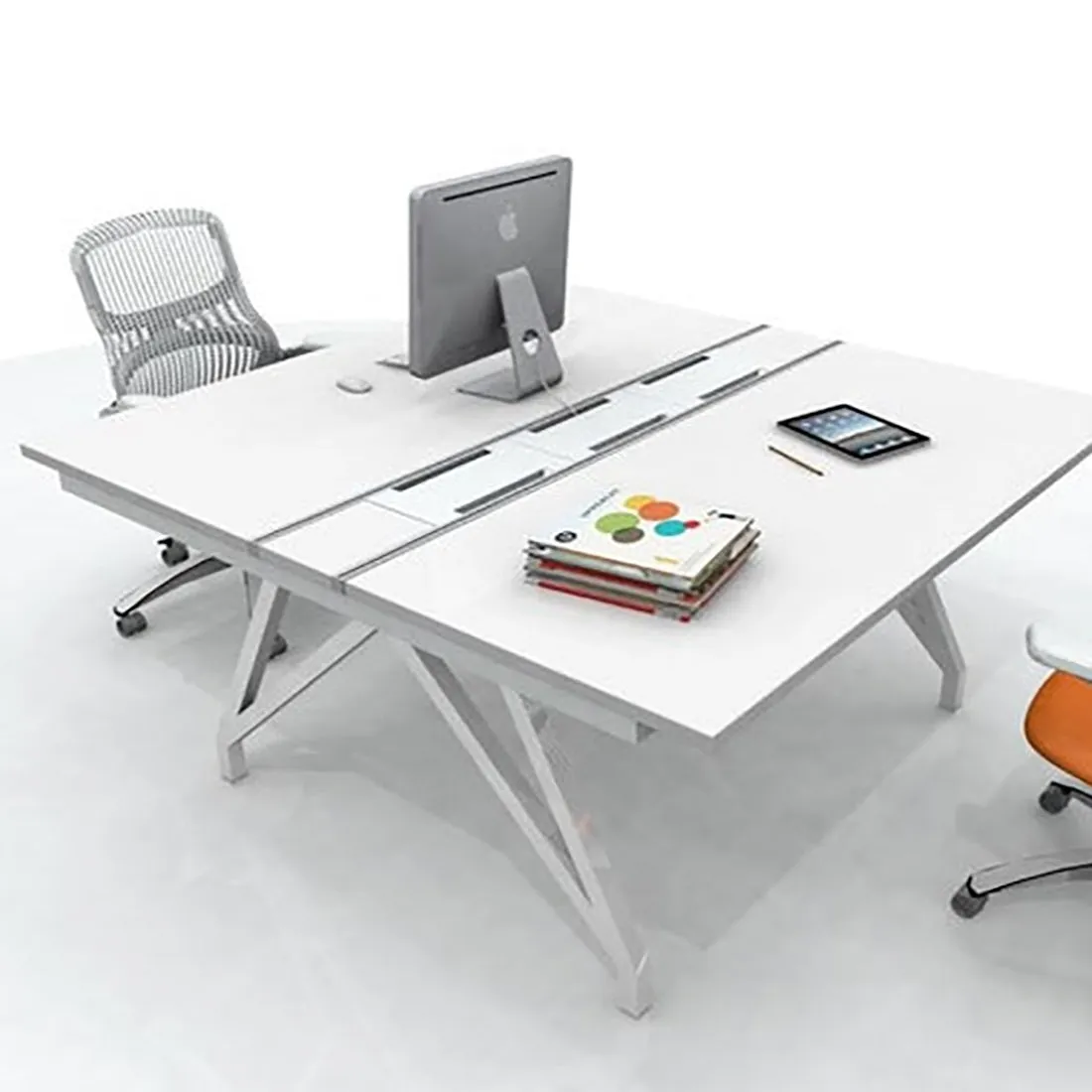 Eyhov Rail Double Desk