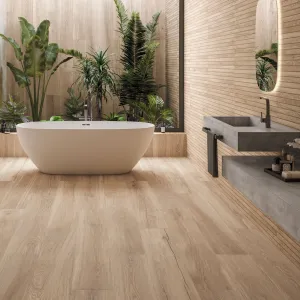 Grow Kalua Wood Effect Porcelain Tile 24x151cm Matt