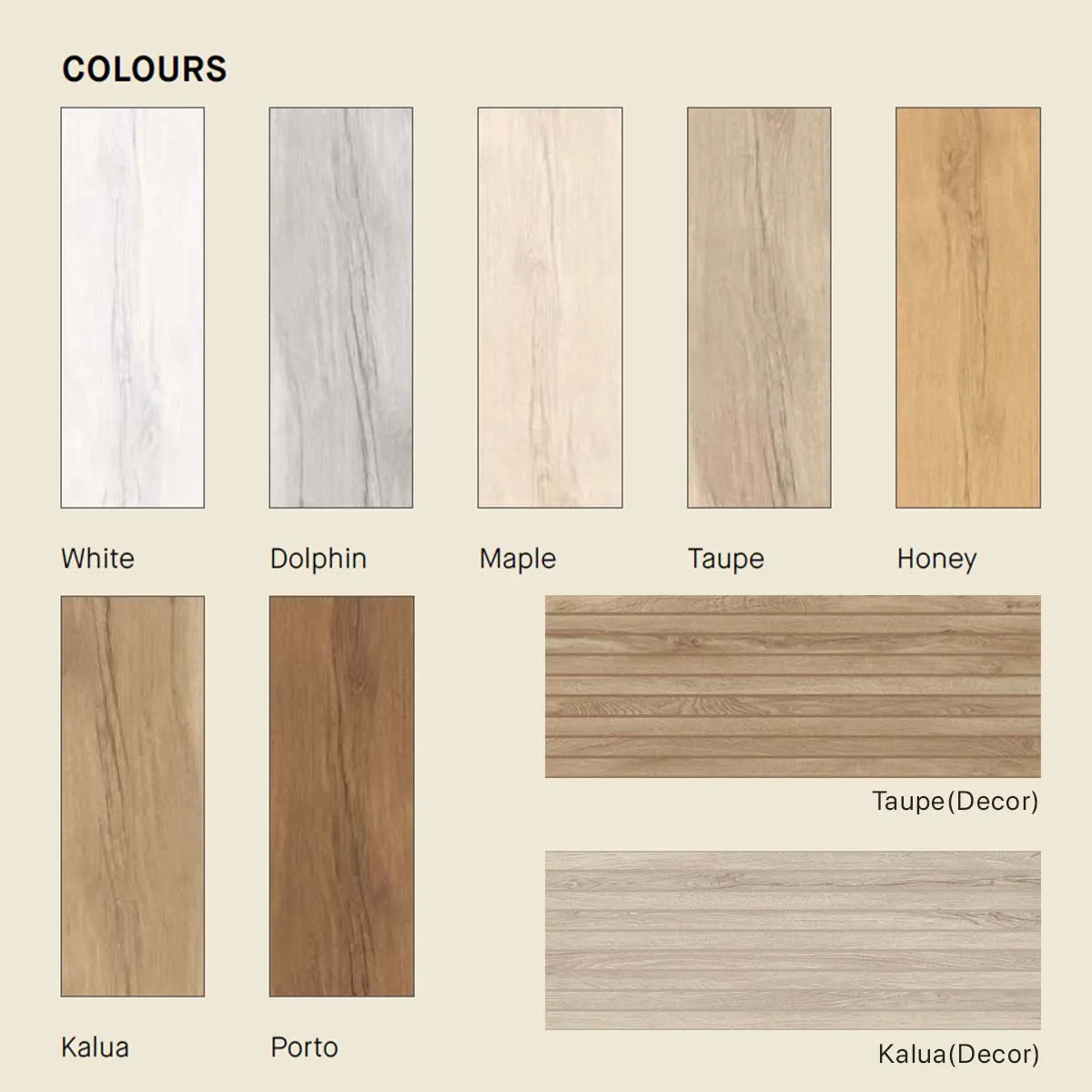 Grow Maple Wood Effect Porcelain Tile 24x151cm Matt