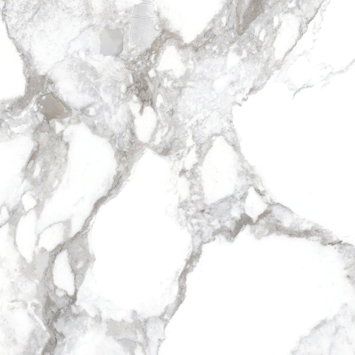 Haute 4D Shaped Marble Effect Porcelain Tile 100x100cm Matt