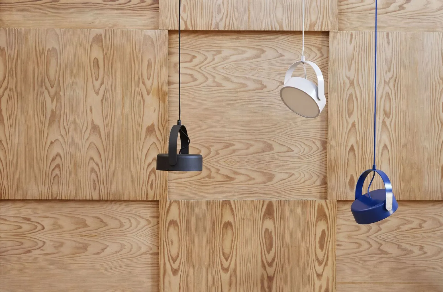 Hübsch Stage Led Ceiling Lamp, Blue