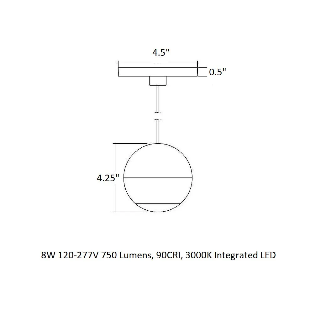 Hemisphere Pendant Light