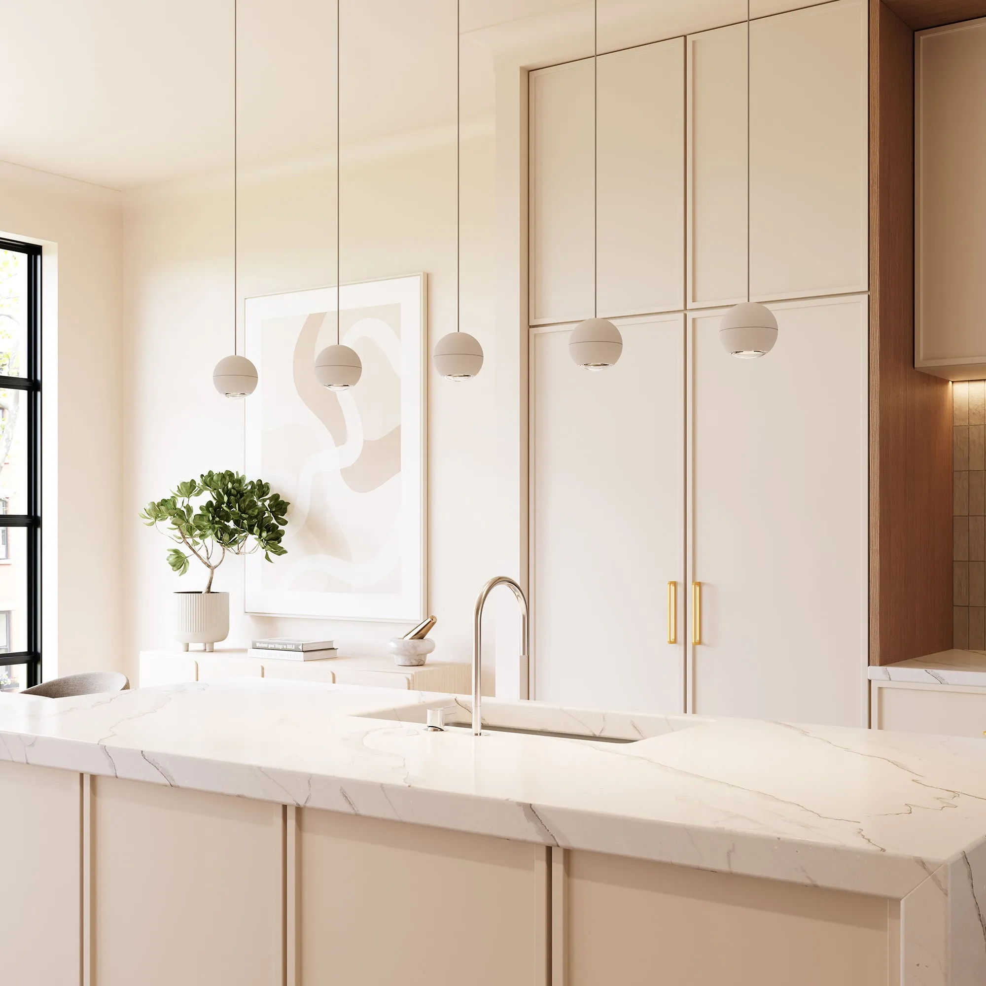 Hemisphere Pendant Light