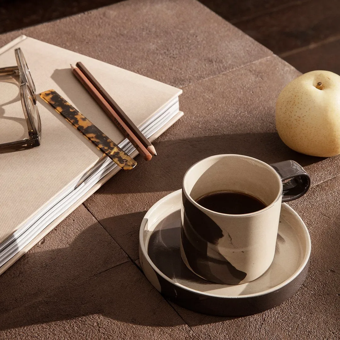 Inlay Cup w/ Saucer