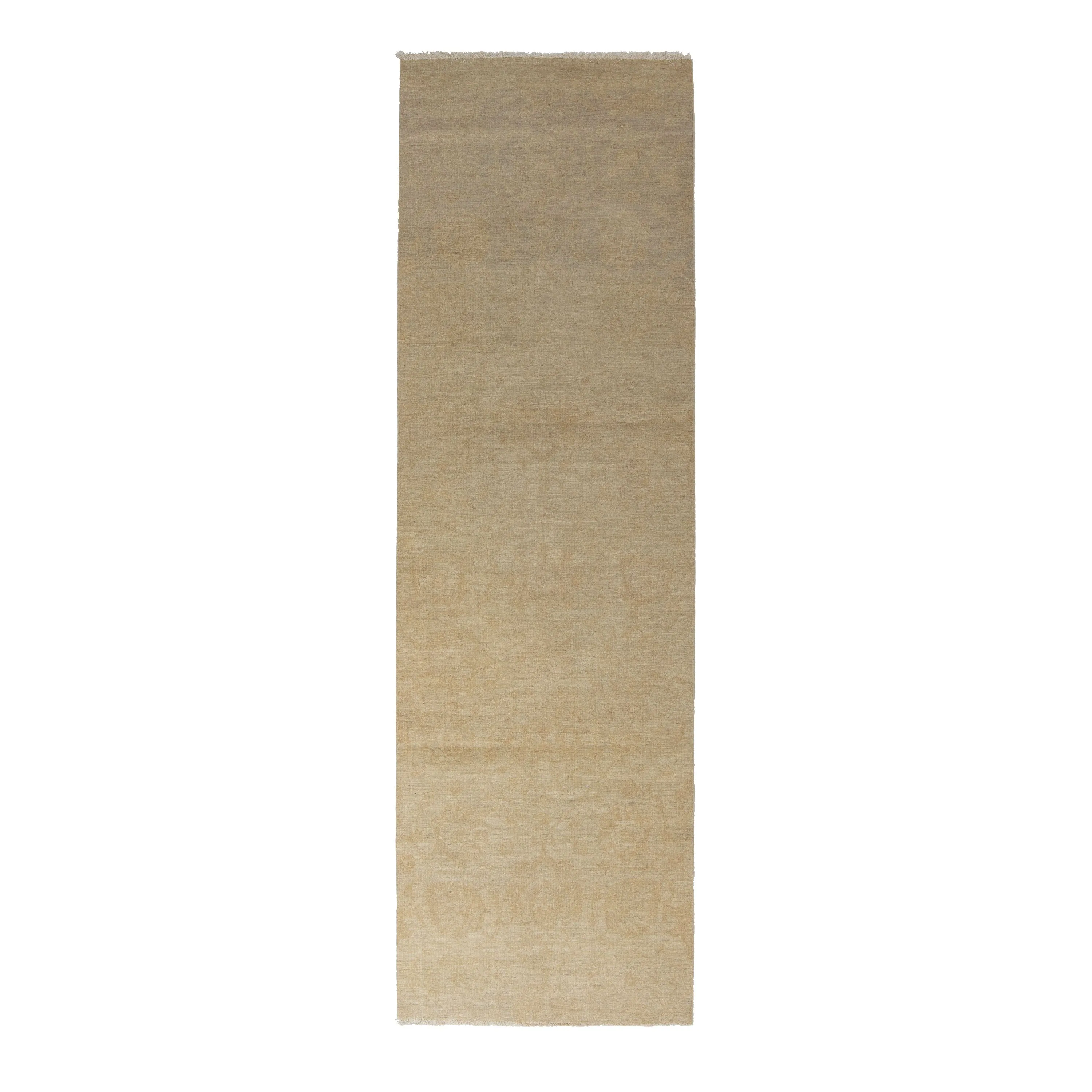 Ivory Traditional Wool Runner - 3'6" x 11'9"