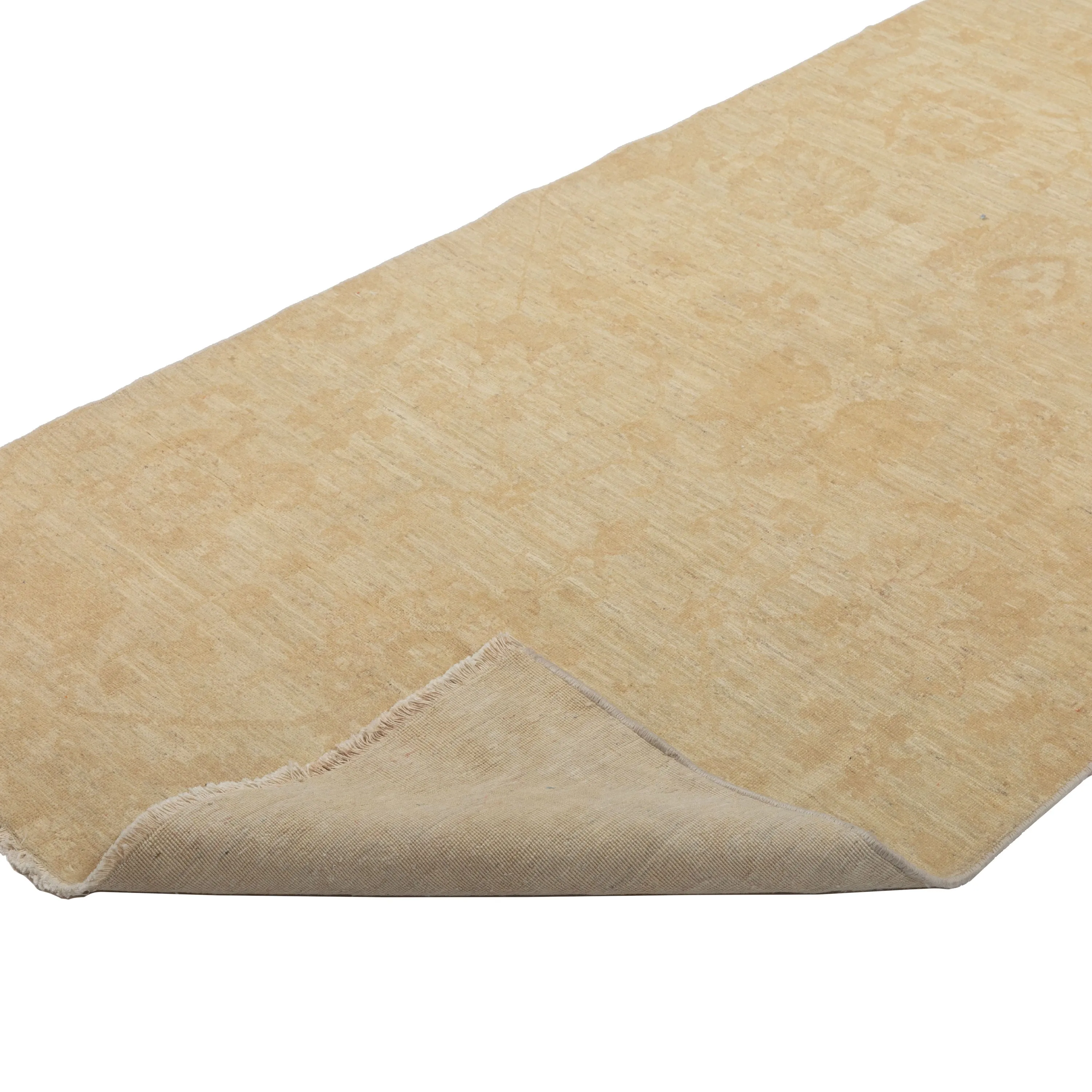 Ivory Traditional Wool Runner - 3'8" x 22'2"