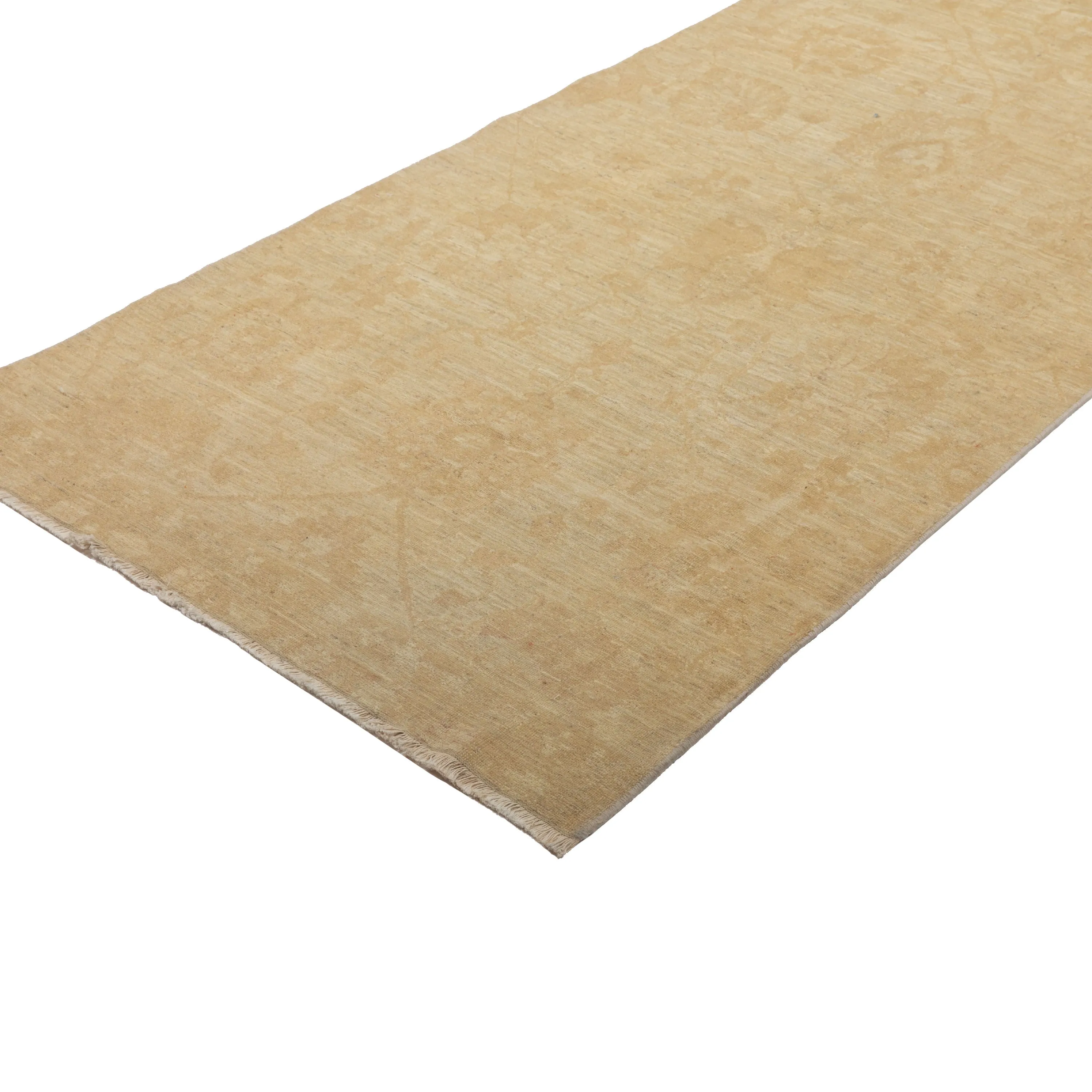 Ivory Traditional Wool Runner - 3'8" x 22'2"