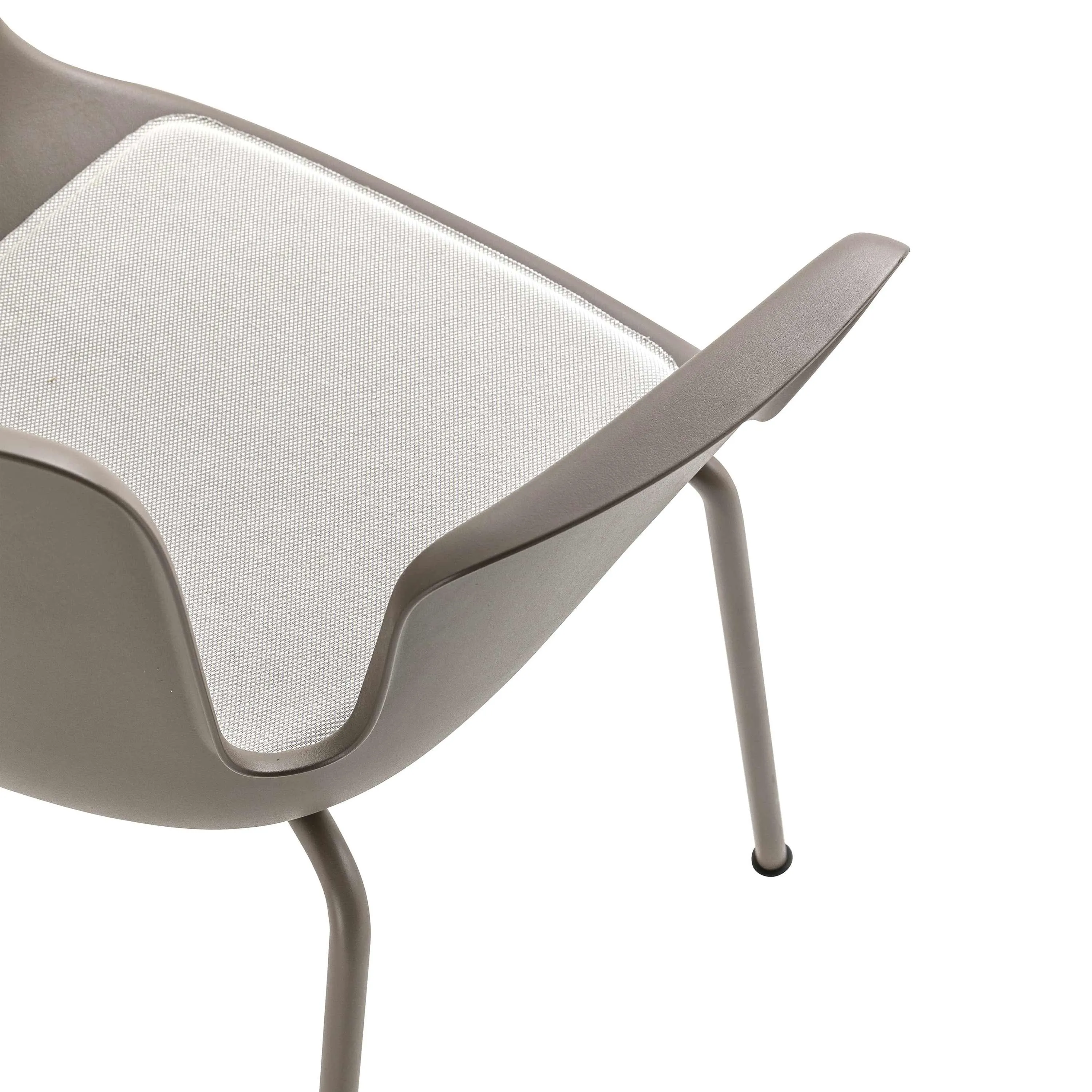 Juli Plastic Armchair with Metal Leg
