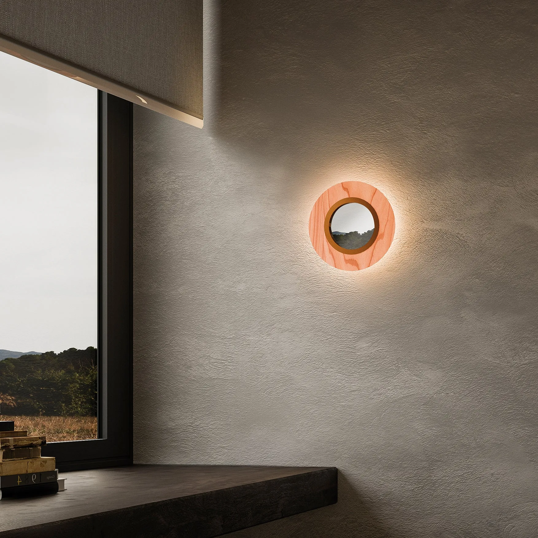 Lens Circular LED Wall Sconce