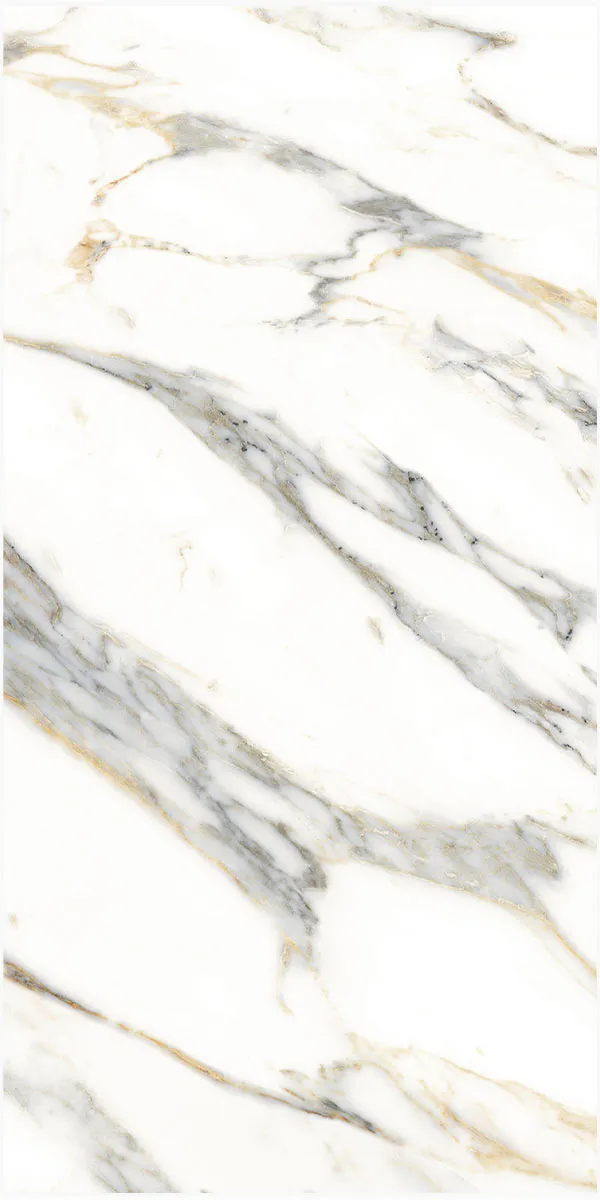 Macchia Vecchia Gold Marble Effect Porcelain Tile 60x120cm Natural Matte
