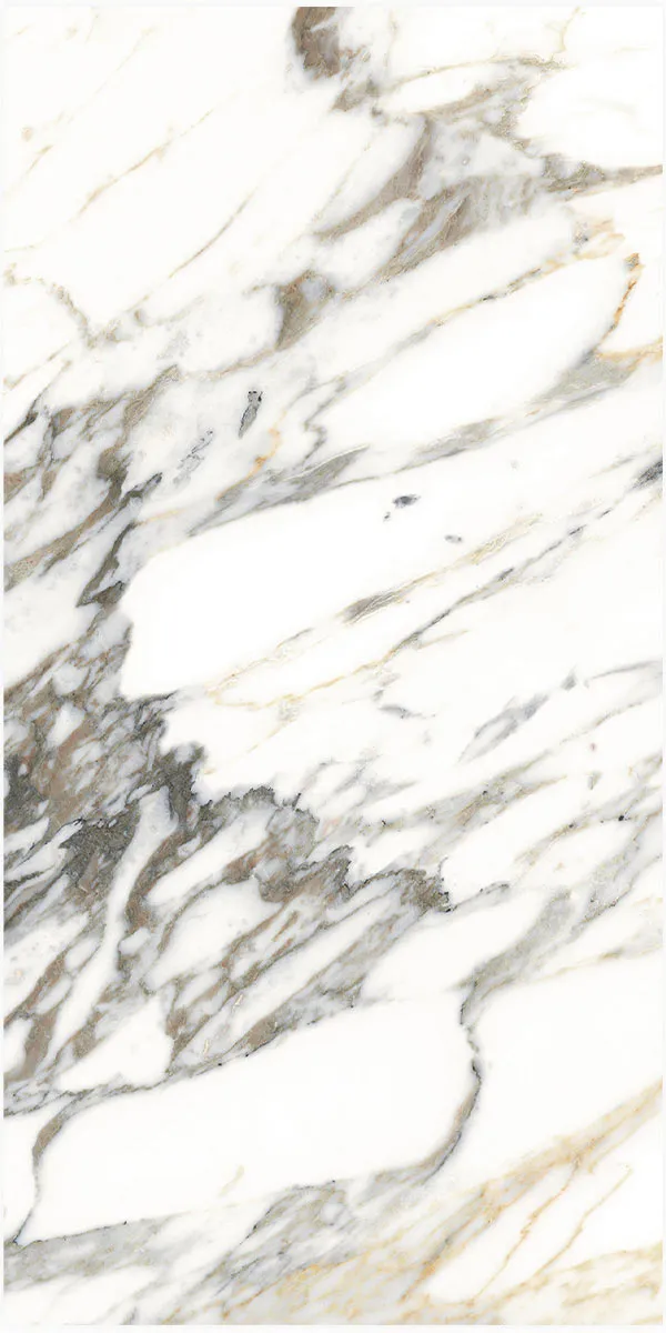 Macchia Vecchia Gold Marble Effect Porcelain Tile 60x120cm Natural Matte