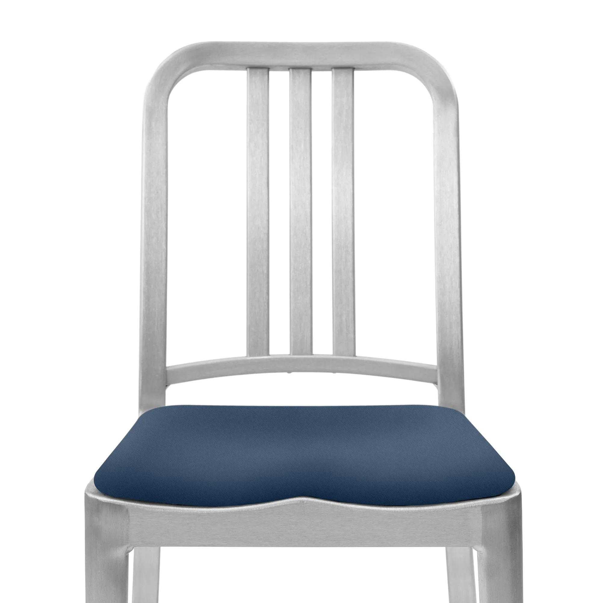 Navy Stool with Arms