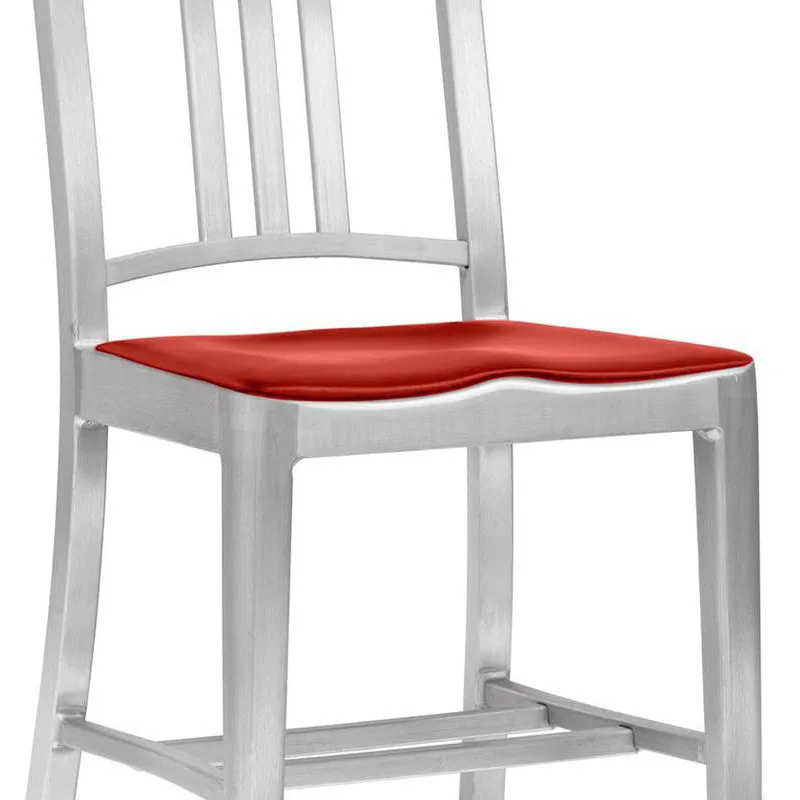 Navy Stool with Arms