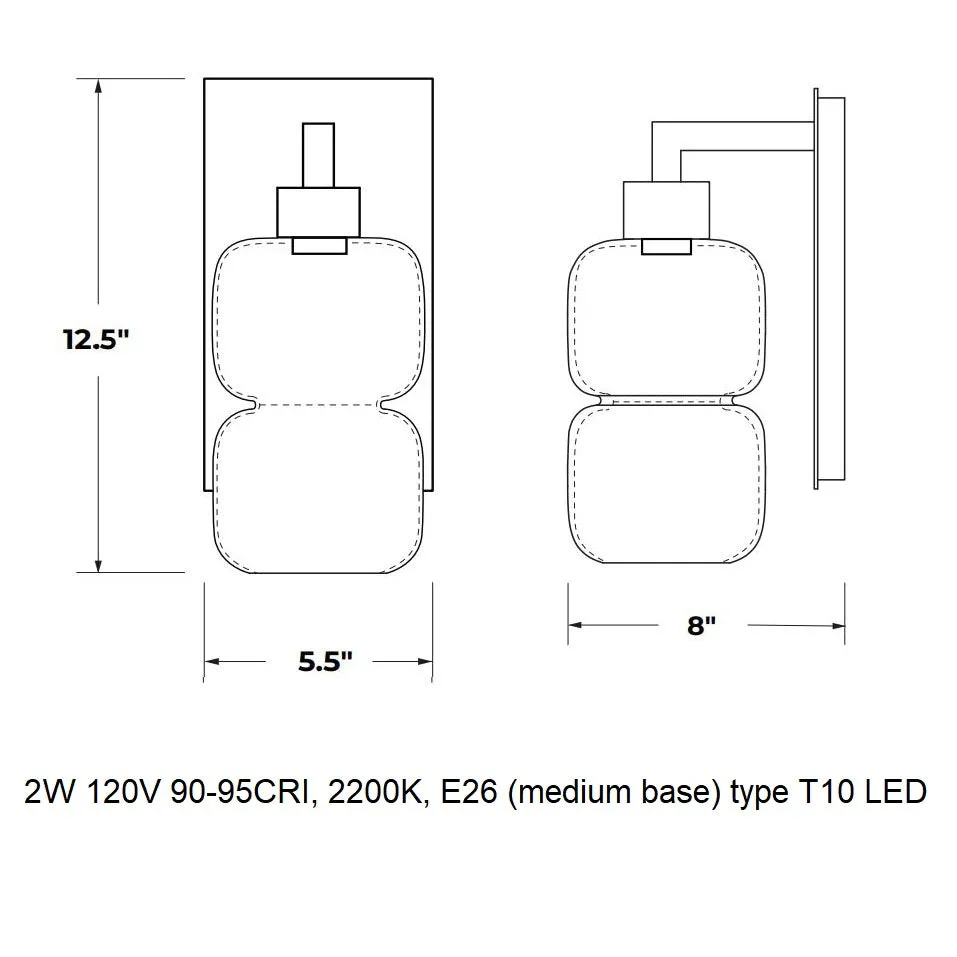 Pinch Petite LED Wall Sconce