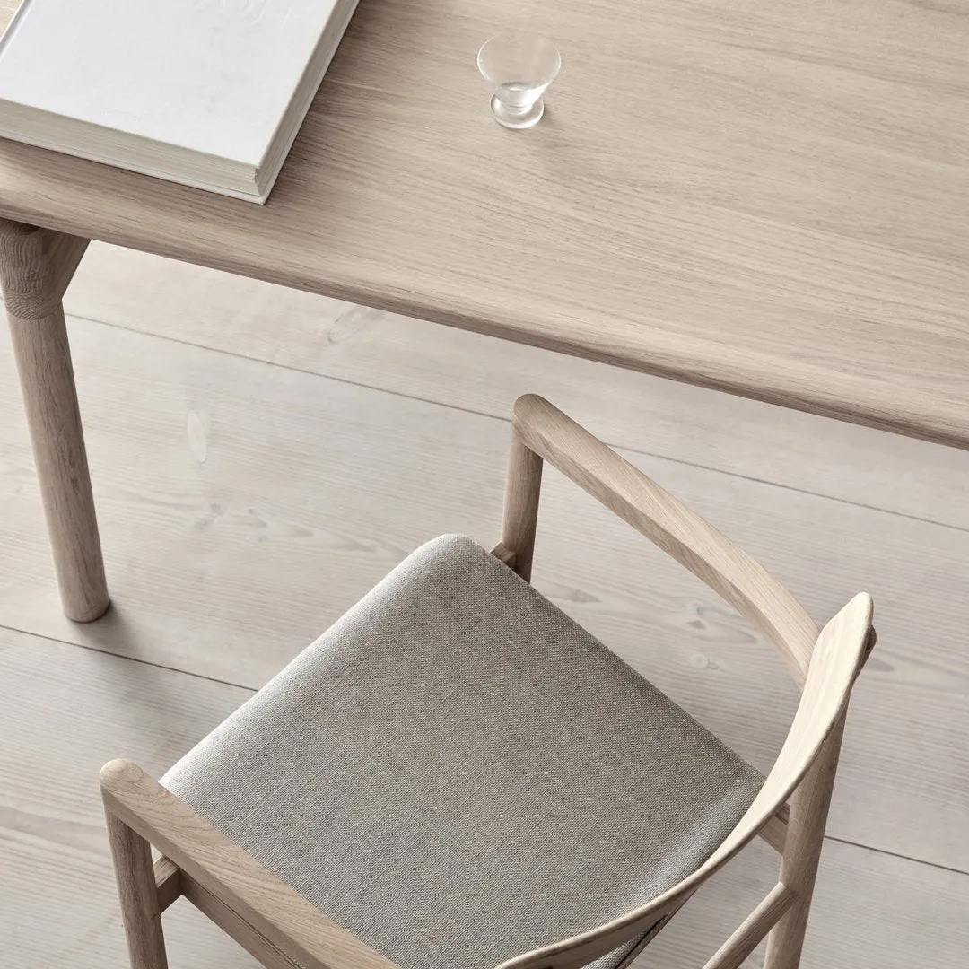 Post Armchair - Seat Upholstered