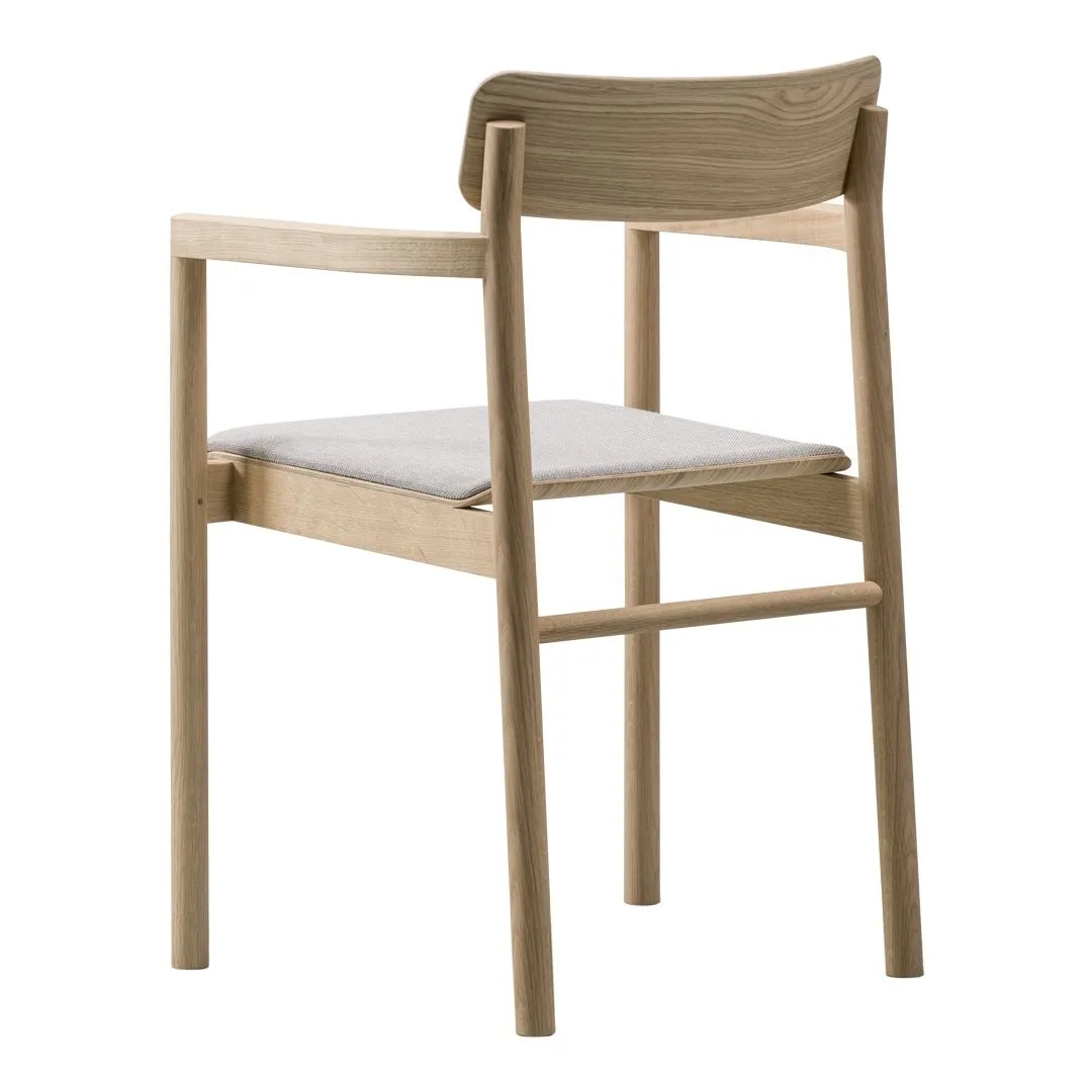 Post Armchair - Seat Upholstered