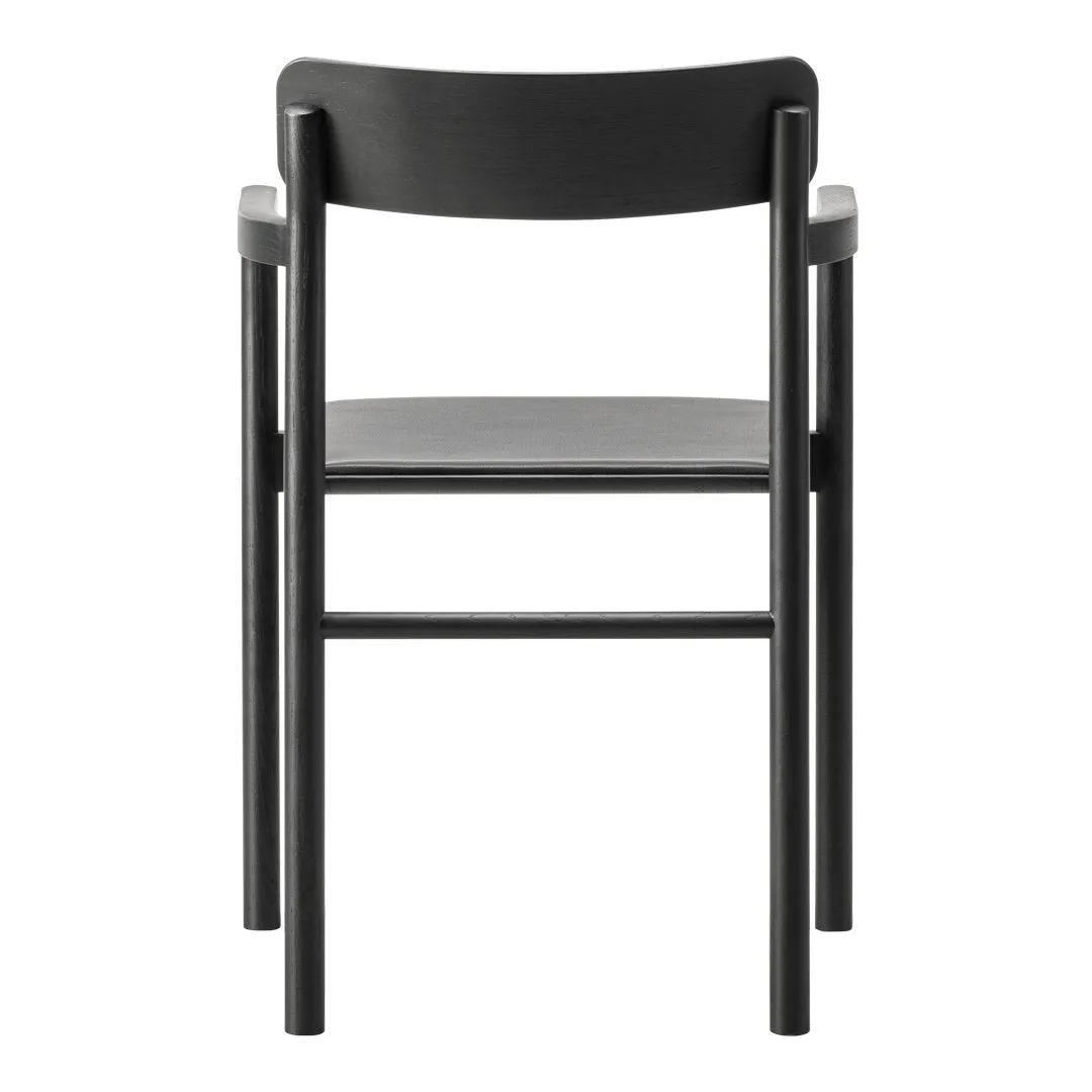 Post Armchair - Seat Upholstered