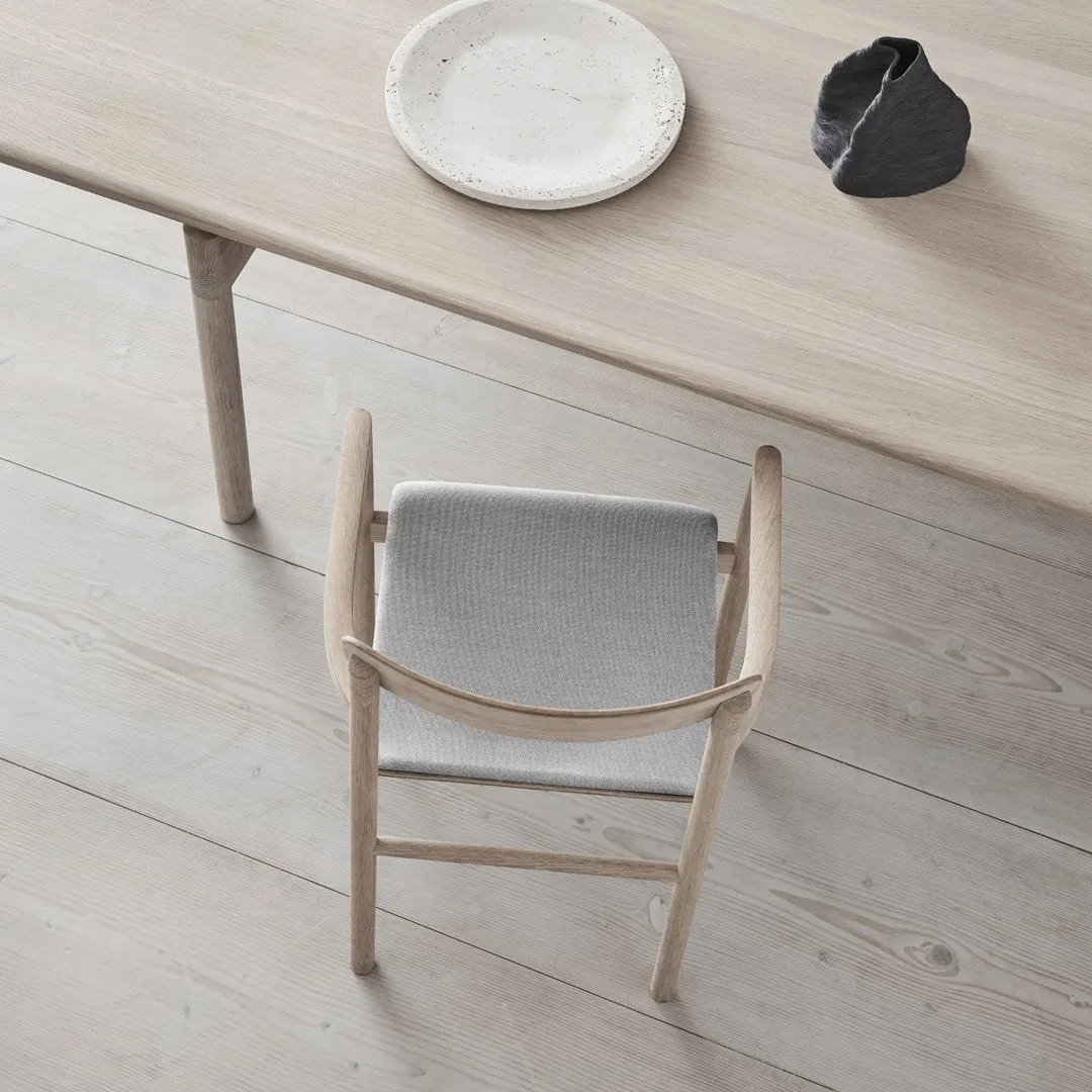 Post Armchair - Seat Upholstered