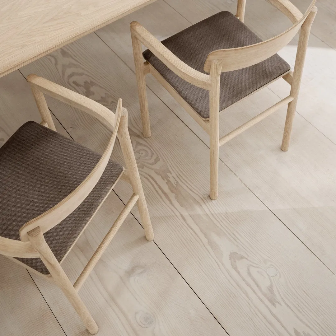 Post Armchair - Seat Upholstered