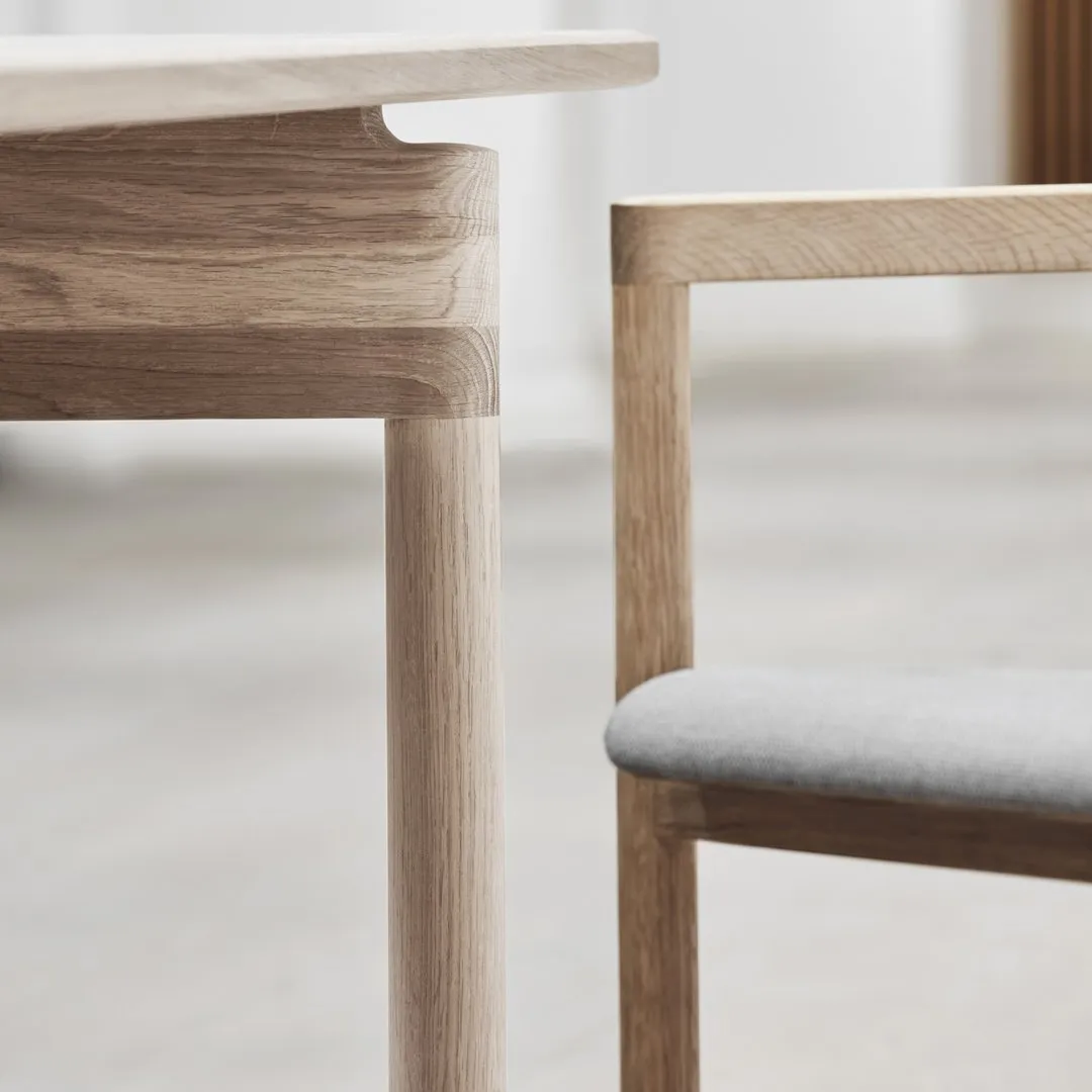 Post Armchair - Seat Upholstered