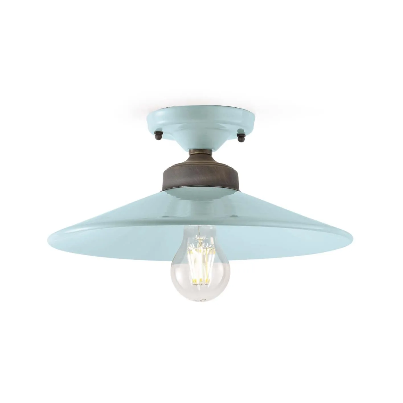 Retro Colors Semi Flush Mount