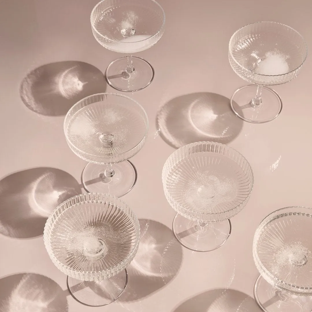 Ripple Champagne Saucer - Set of 2
