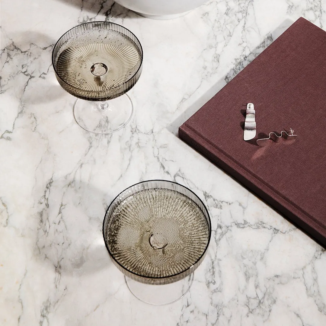 Ripple Champagne Saucer - Set of 2