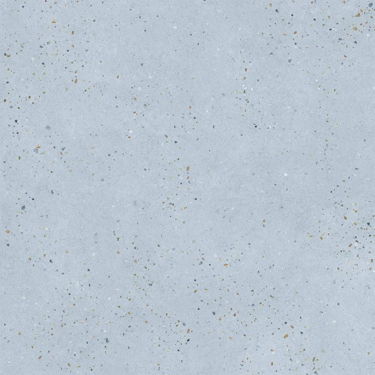 Sensa Blue 4D Shaped Terrazzo Effect Porcelain Tile 90x90cm Matte